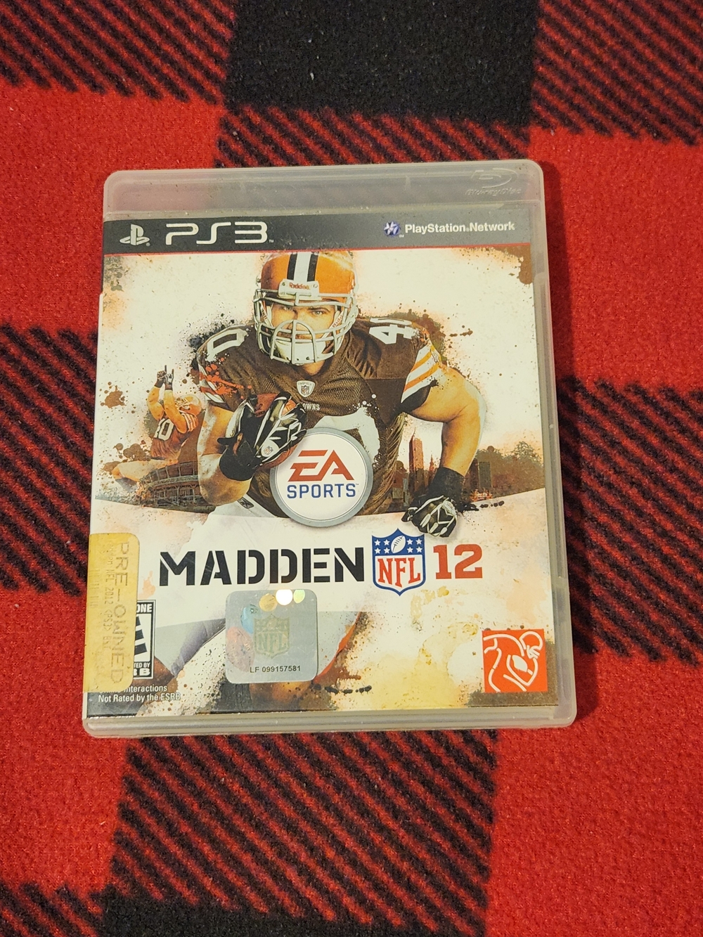 Madden 12 PS3 Case And Manual Only- No Game